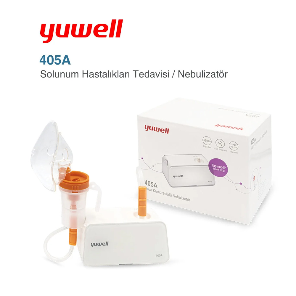 Yuwell Hava Kompresörlü Nebülizatör Taşınabilir 405A