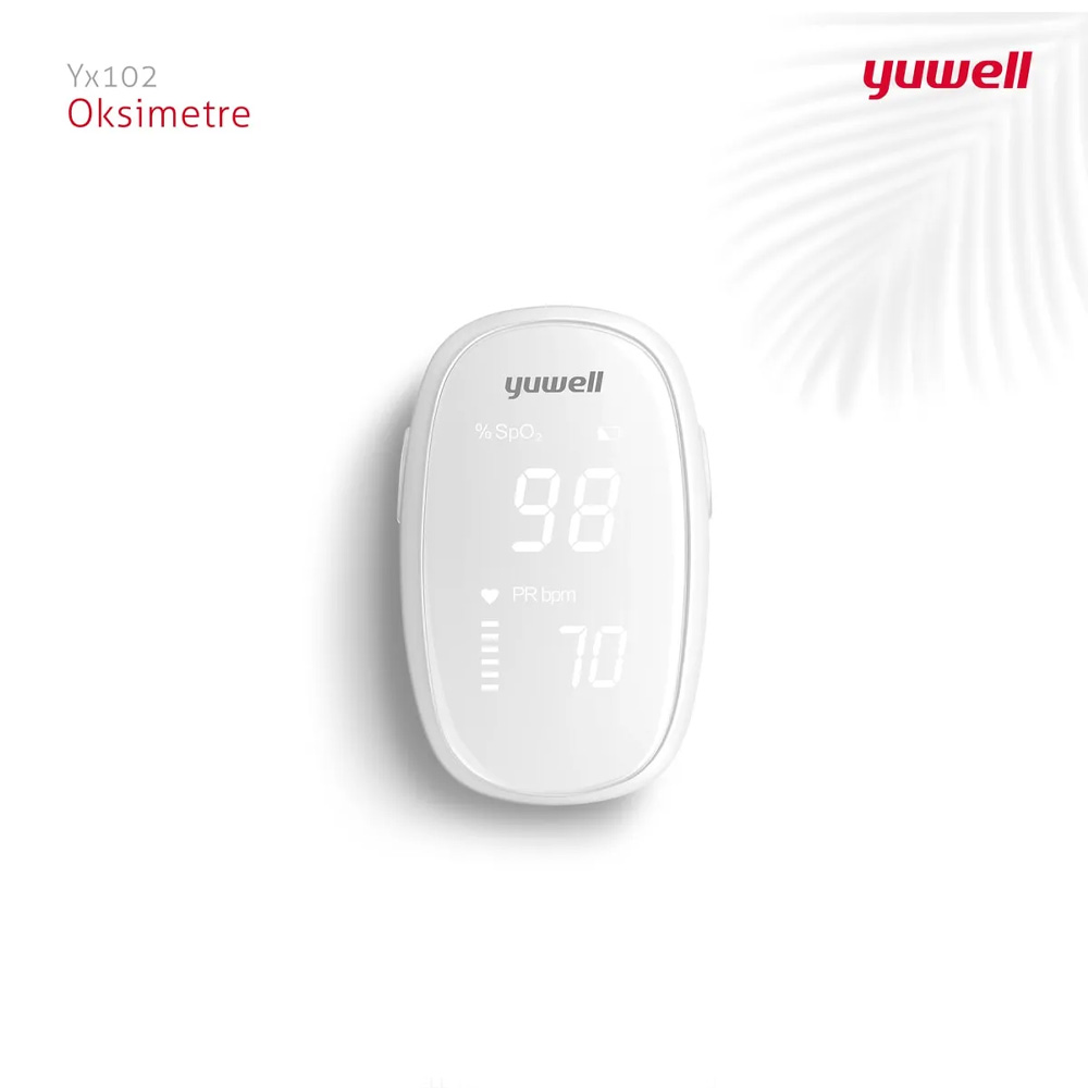 Yuwell Parmak Tipi Oksimetre Nabız ve Oksijen Ölçer YX102