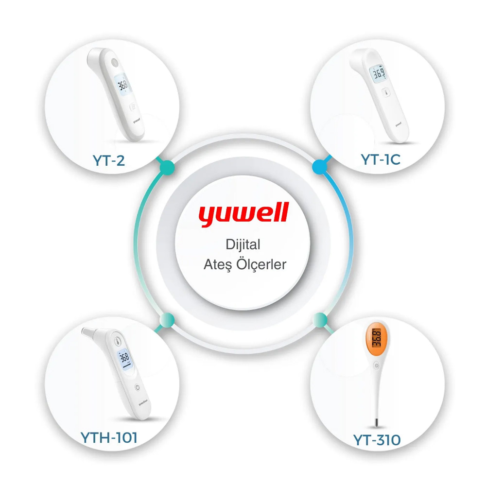 Yuwell Temassız Ateş Ölçer YT-1C