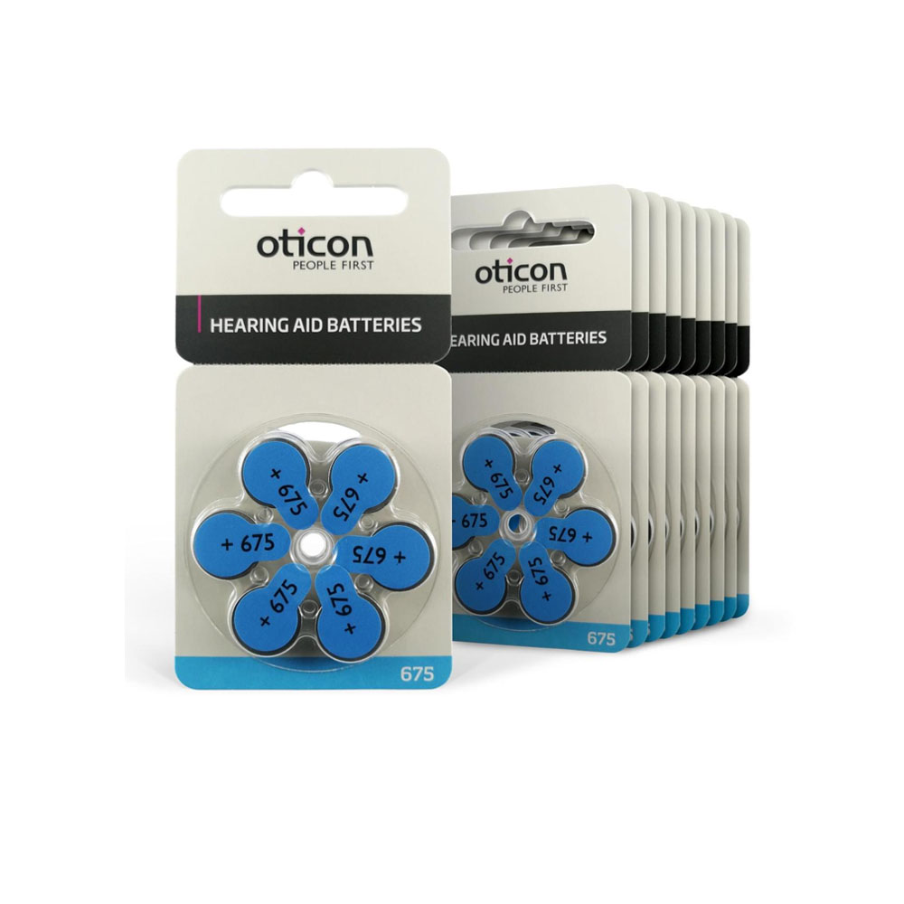 Oticon 675 Numaralı İşitme Cihazı Pili 6'lı (10 Paket)
