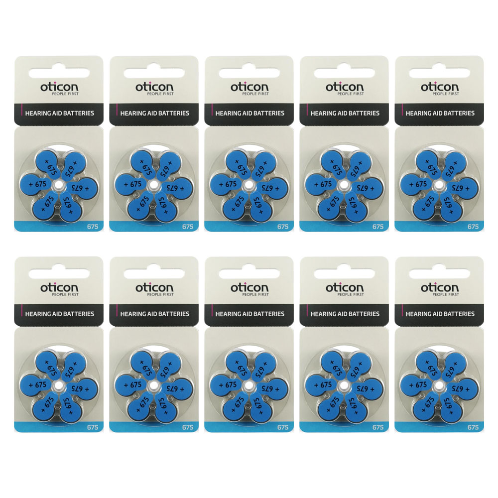 Oticon 675 Numaralı İşitme Cihazı Pili 6'lı (10 Paket)