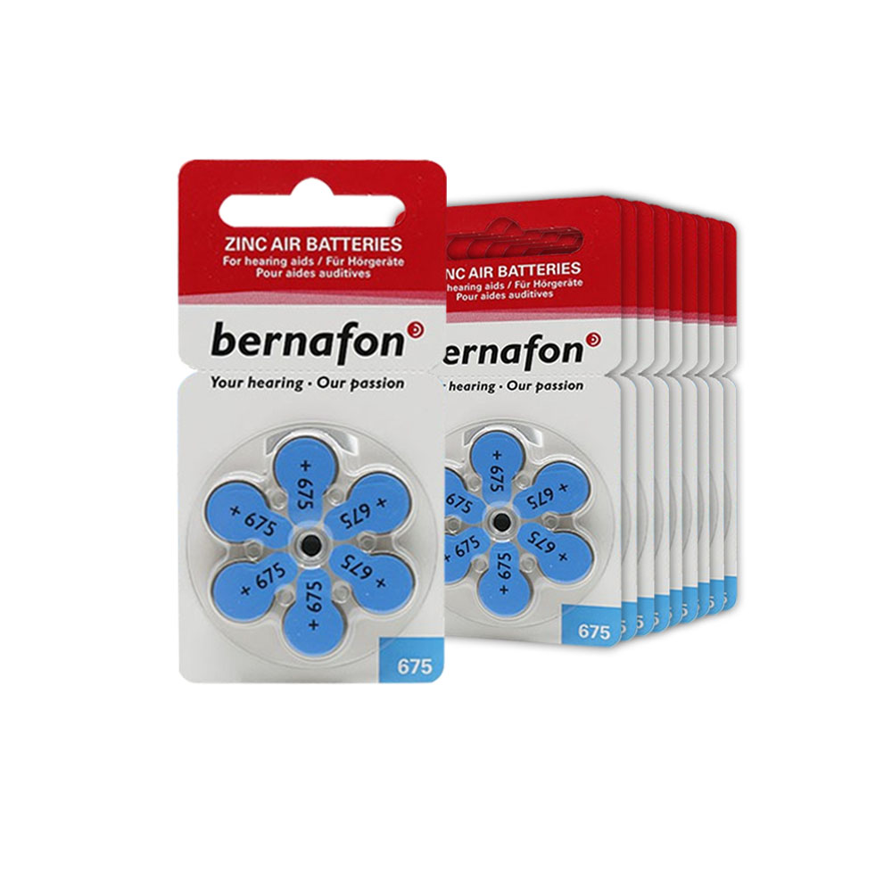 Bernafon 675 Numaralı İşitme Cihazı Pili 6'lı (10 Paket)