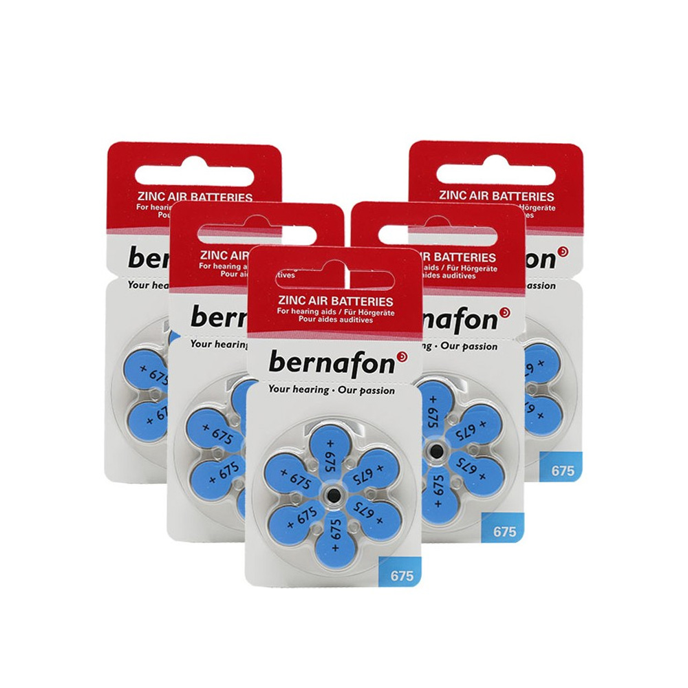 Bernafon 675 Numaralı İşitme Cihazı Pili 6'lı