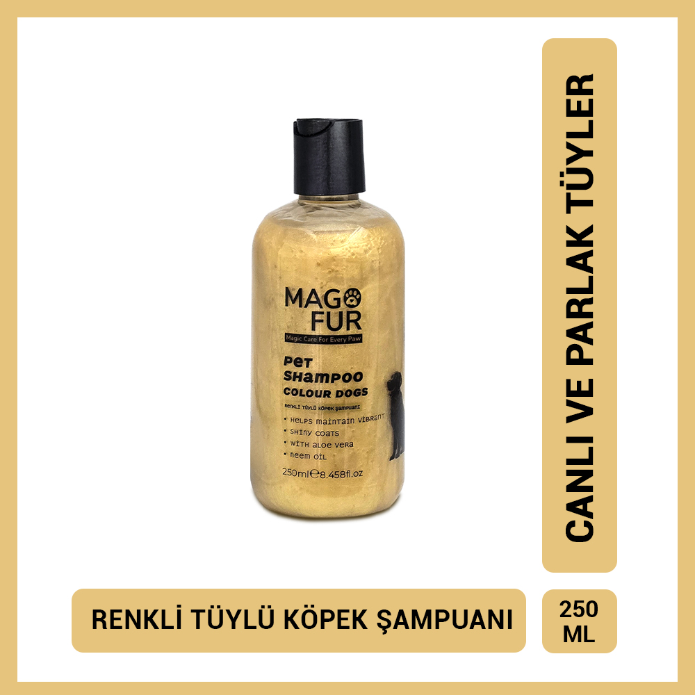 Magofur Renkli Tüylü Köpek Şampuanı 250 ML