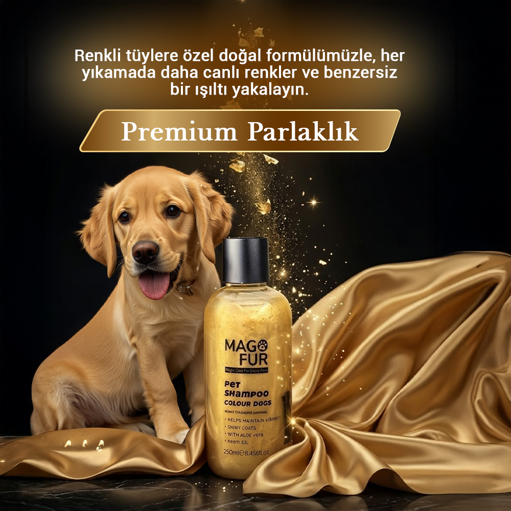 Magofur Renkli Tüylü Köpek Şampuanı 250 ML