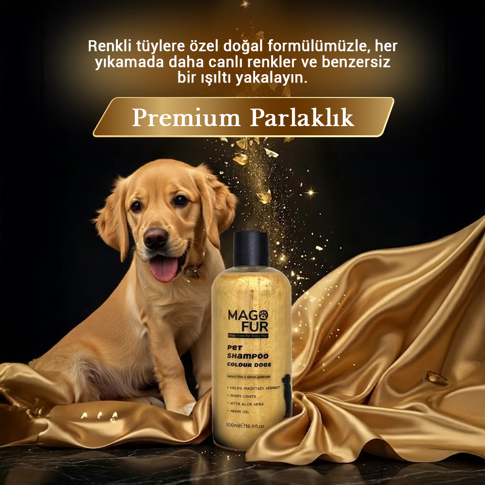 Mago Fur Renkli Tüylü Köpek Şampuan 500 ML