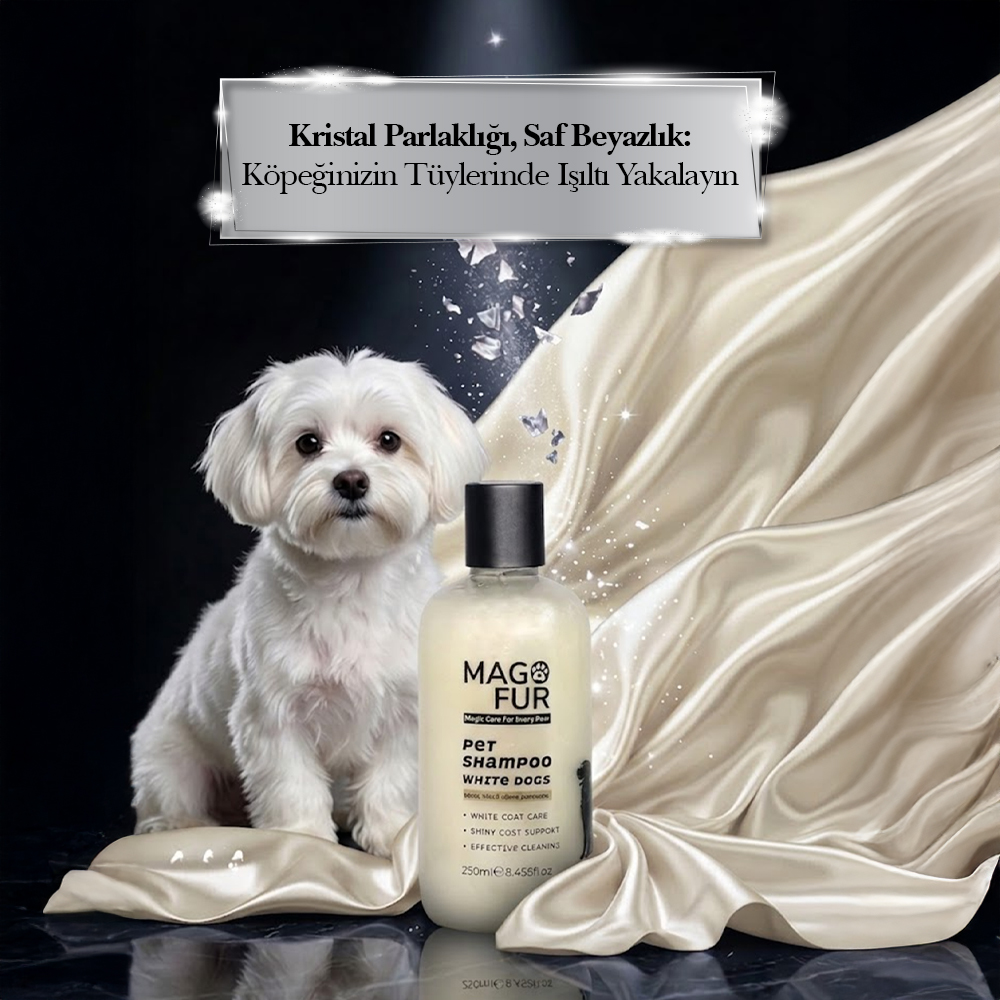 Mago Fur Beyaz Tüylü Köpek Şampuanı 250 ML