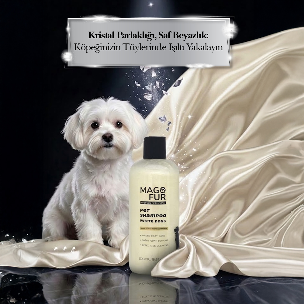 Mago Fur Beyaz Tüylü Köpek Şampuan 500 ML
